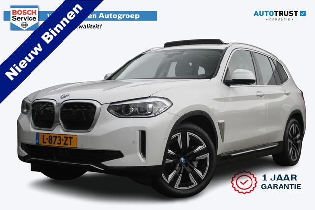 BMW X3 iX3 Executive 80 kWh | Incl. 12 maanden garantie | Panorama dak | Stoelverwarming | Navigatie | Cruise control | Climate control | DAB | Apple carplay/Andorid auto | Lichtmetalen velgen | Parkeersensoren | Achteruitrijcamera | Dodehoek detectie