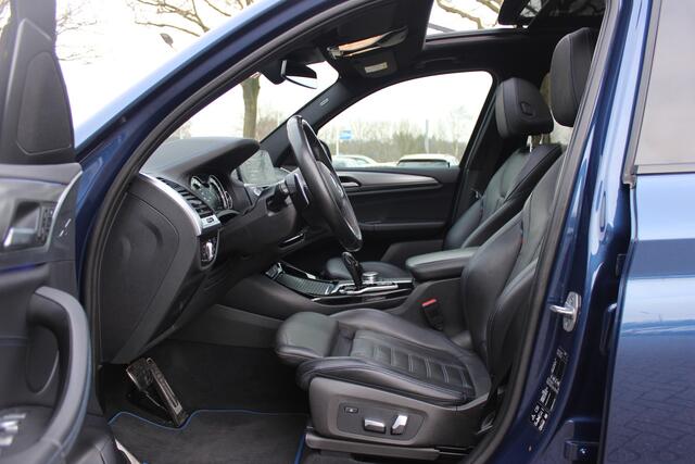 BMW X3 M40i xDrive High Executive / Trekhaak / Panoramadak / Camera / Leder / 20'' / Navigatie / Stoelverwarming / ACC