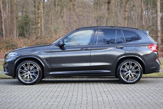 BMW X3 M40d xDrive High Executive M-Sportpakket I Standkachel I Elektrische trekhaak I Head Up I Pano I DAB I Navi I Stuurwielverarming I Stoelverwarming voor en achter I Harman Kardon I Grootlichtassistent I Mermorystoelen I Etc.