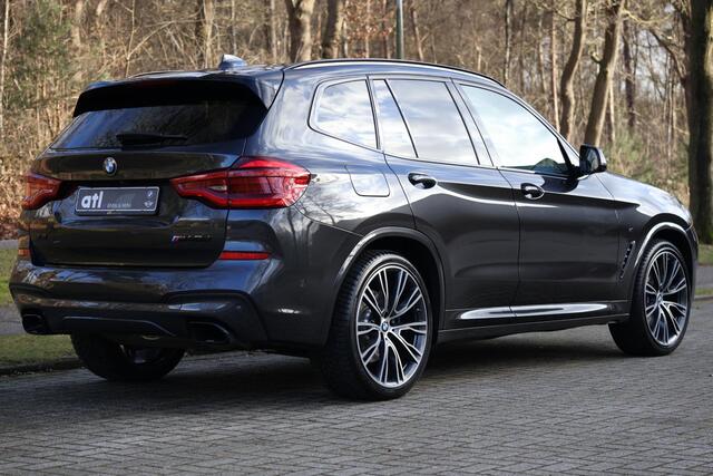 BMW X3 M40d xDrive High Executive M-Sportpakket I Standkachel I Elektrische trekhaak I Head Up I Pano I DAB I Navi I Stuurwielverarming I Stoelverwarming voor en achter I Harman Kardon I Grootlichtassistent I Mermorystoelen I Etc.