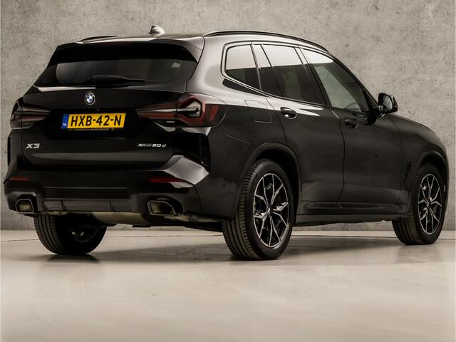BMW X3 xDrive20d High Executive M Sport 191Pk Automaat (PANORAMADAK, M STUUR, LASER LED, APPLE CARPLAY, HARMAN/KARDON, STOELVERWARMING VOOR/ACHTER, LEDER, ELEK ACHTERKLEP, NIEUWSTAAT)