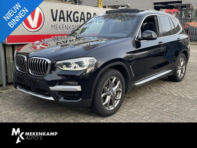 BMW X3 xDrive30e High Executive 19"/Leder + memory/Trekhaak/Dodehoek/Adaptieve cruise/360 Camera/Head-up/Stuur + stoelverwarming/Keyless/Elektrische klep/Apple Carplay & Android Auto