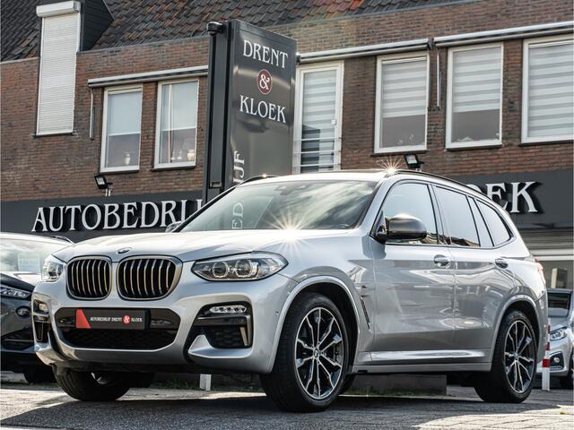 BMW X3 M40i xDrive High Exe M-Sport PANO HUD CAMERA MEMORY STOEL 20 INCH VOL LEDER LED
