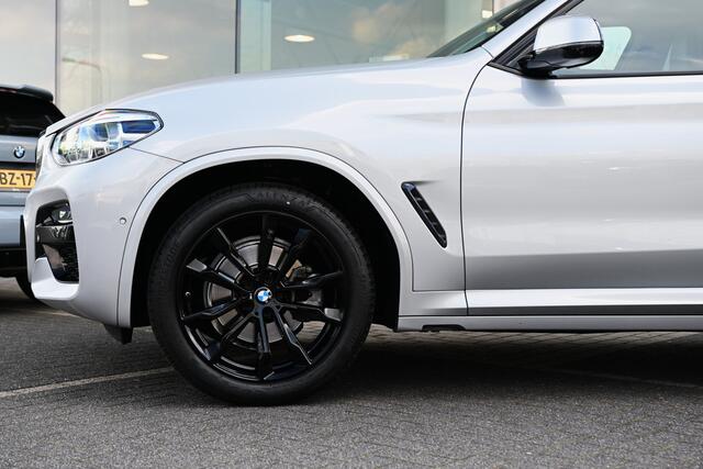 BMW X3 xDrive20i High Executive M Sport Automaat / Trekhaak / Panoramadak / Sportstoelen / Comfort Access / Adaptieve LED / Head-Up / 20"LM-velgen
