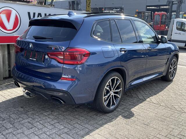 BMW X3 xDrive30e High Executive M Sport 20''/M-zetels/Panoramadak/Trekhaak/Leder + memory/Keyless/Stoelverwarming/HiFi/Camera