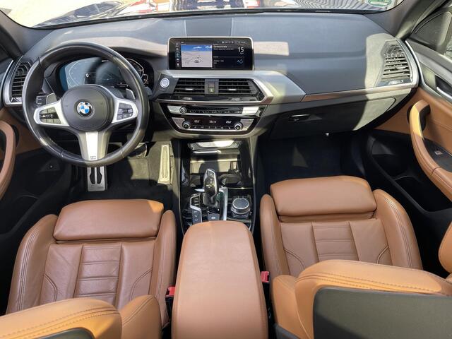 BMW X3 xDrive30e High Executive M Sport 20''/M-zetels/Panoramadak/Trekhaak/Leder + memory/Keyless/Stoelverwarming/HiFi/Camera