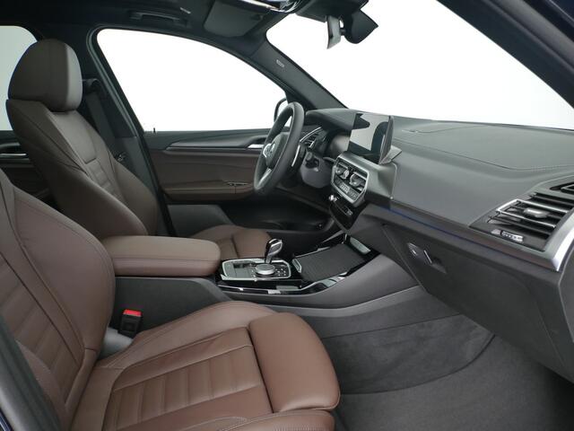 BMW X3 xDrive30e M-SPORT ** LASER, BRUIN LEDER, PANORAMA, TREKH, 20-inch LMV ** UNFALLFREI - DEALER ONDERH ** ** INFORMEER OOK NAAR ONZE AANTREKKELIJKE FINANCIAL-LEASE TARIEVEN **