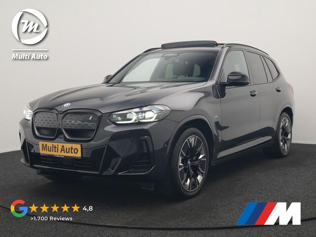 BMW X3 iX3 M Sport 80 kWh 286pk Dealer O.H. | Panodak | Adaptive Cruise | Head Up | 360 Camera | Harman / Kardon | Lederen Sportstoelen Memory & Verwarmd | Keyless | Blis | Stuur Verwarmd | Sfeerverlichting | Apple Carplay | 20"L.M |
