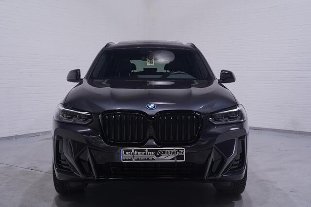BMW X3 xDrive30e Business Edition Plus 2e eigenaar NAP service-historie 360-Camera M-sportpakket 21"-lmv led-verlichting private-glas electrische-trekhaak PDC v+a electrische achterklep digi-cockpit apple-carplay stoel/stuur verwarming electrische stoelverstelli