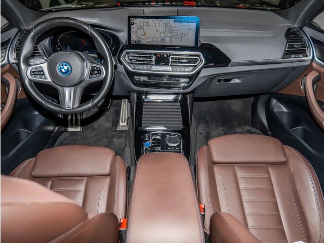 BMW X3 iX3 M-SPORT 80 kWh (210kW/286pk) ** LED, MOKKA LEDER, PANO, ALARM, H&K SOUND, 20-inch LMV ** 1e EIG - UNFALLFREI ** ** INFORMEER OOK NAAR ONZE AANTREKKELIJKE FINANCIAL-LEASE TARIEVEN **