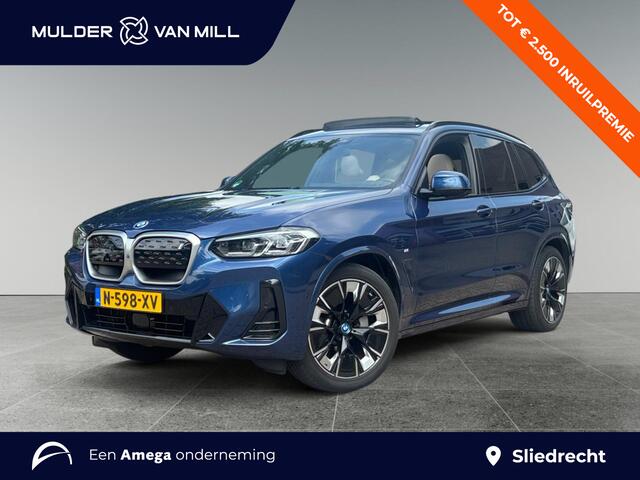 BMW X3 iX3 EV High Executive 80kWh | SHADOW LINE | TREKHAAK | 360° CAMERA | HARMAN KARDON | STOELMEMORY | ELEKTR. A.KLEP | LEDER | SCHUIF/KANTELDAK | M-SPORT