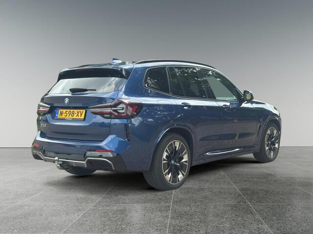 BMW X3 iX3 EV High Executive 80kWh | SHADOW LINE | TREKHAAK | 360° CAMERA | HARMAN KARDON | STOELMEMORY | ELEKTR. A.KLEP | LEDER | SCHUIF/KANTELDAK | M-SPORT