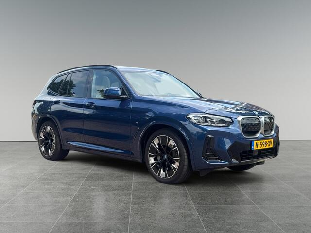 BMW X3 iX3 EV High Executive 80kWh | SHADOW LINE | TREKHAAK | 360° CAMERA | HARMAN KARDON | STOELMEMORY | ELEKTR. A.KLEP | LEDER | SCHUIF/KANTELDAK | M-SPORT
