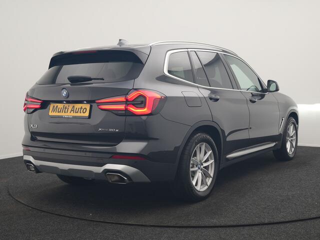 BMW X3 xDrive30e High Executive SOH 92.3% 293pk Dealer O.H | Trekhaak Af Fabriek | Panodak | Head Up | 360 Camera | Laser LED | Hifi Audio | Lederen Sportstoelen Memory & Ventilatie | Keyless | Apple Carplay | Stuur & Stoelen Verwarmd | Cruise Control | Navigati