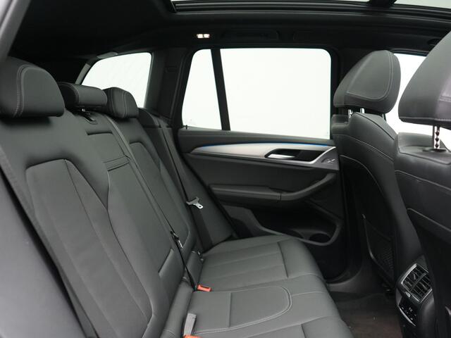 BMW X3 iX3 M Sport 80 kWh 286pk Dealer O.H. | Panodak | Adaptive Cruise | Laser LED | Camera | Lederen Sportstoelen Memory & Verwarmd | Keyless | Sfeerverlichting | Blis | Apple Carplay | Navigatie | DAB |
