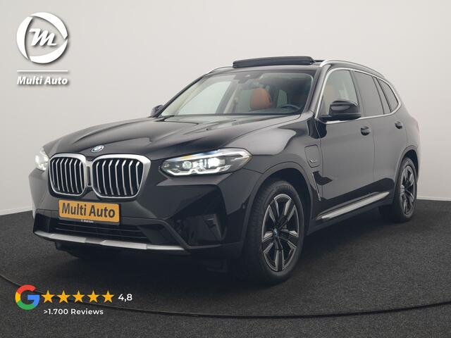 BMW X3 xDrive30e High Executive FACELIFT PHEV 293pk Dealer O.H. | Panodak | Camera | Lederen Sportstoelen Verwarmd | Apple Carplay | Park Assist | Navigatie | DAB | Cruise Control | 19"L.M | Plug In Hybrid |