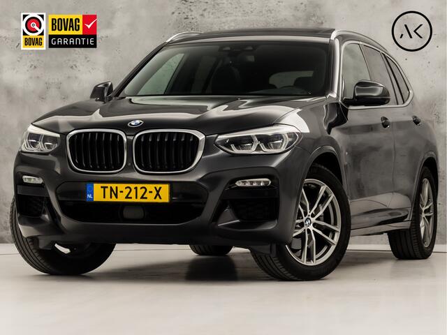 BMW X3 xDrive20i M Sport High Executive 184Pk Automaat (PANORAMADAK, M PAKKET, GROOT NAVI, 360 CAMERA, HARMAN/KARDON, LEDER, STOELVERWARMING, ADAPTIVE CRUISE, GETINT GLAS, TREKHAAK, NIEUWSTAAT)