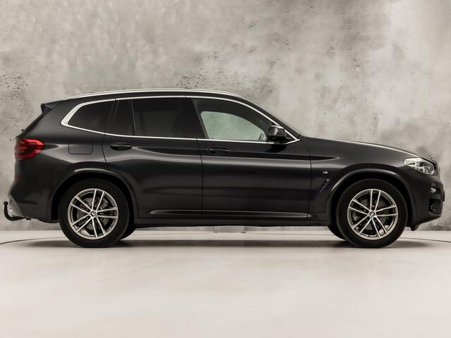 BMW X3 xDrive20i M Sport High Executive 184Pk Automaat (PANORAMADAK, M PAKKET, GROOT NAVI, 360 CAMERA, HARMAN/KARDON, LEDER, STOELVERWARMING, ADAPTIVE CRUISE, GETINT GLAS, TREKHAAK, NIEUWSTAAT)