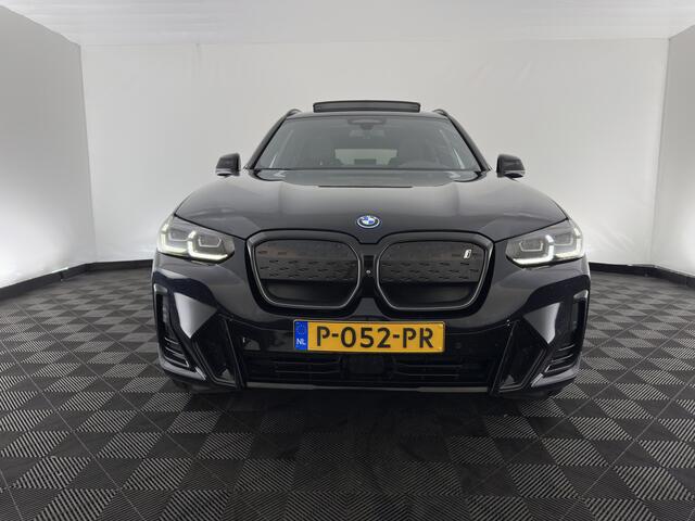 BMW X3 iX3 High Executive 80 kWh [3-Fase-11kW] {Soh-100%} (INCL-BTW) Aut. *PANO | LEATHER | ADAPTIVE-CRUISE | FULL-LED | HARMAN/KARDON | BLIND-SPOT | DIGI-COCKPIT | HEATED-COMFORTSEATS | CAMERA | DAB+ | NAVI-FULLMAP | TOWABAR | 20''ALU*