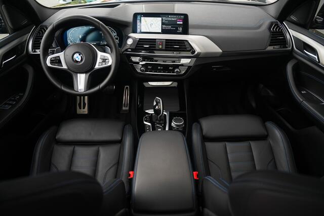 BMW X3 xDrive30e 292 pk High Executive M-Sportpakket / Pano-Dak/ Harman-Kardon/ Head-Up/ SuperSport-Stoel/ Keyless/ Camera/ Leder/ Stoel.Verw/ Memory/ Driving Assistant/ 20'' LMV