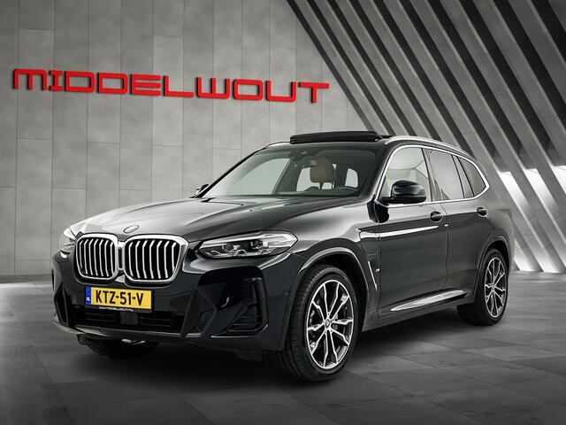 BMW X3 xDrive30e High executive M Sport | Pano | Leder | HUD | Memory | 20"LMV