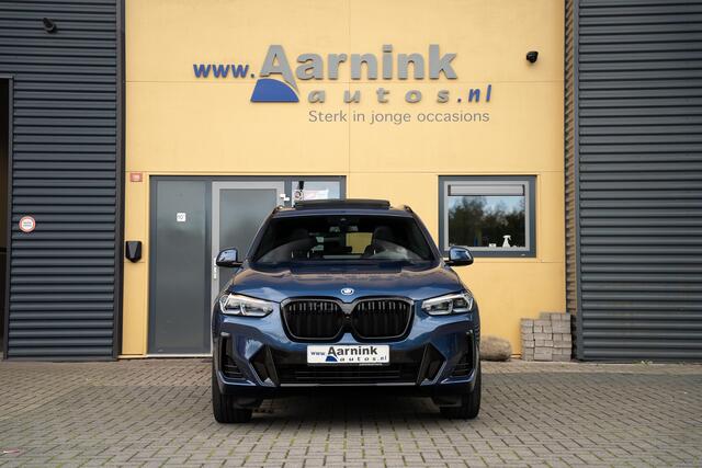 BMW X3 30E 292 pk X-drive Sportline panoramadak, trekhaak, lederen bekl, 20 inch velgen, black pack