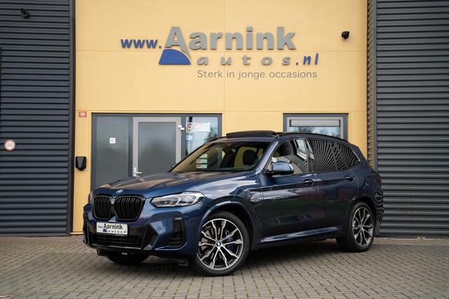 BMW X3 30E 292 pk X-drive Sportline panoramadak, trekhaak, lederen bekl, 20 inch velgen, black pack
