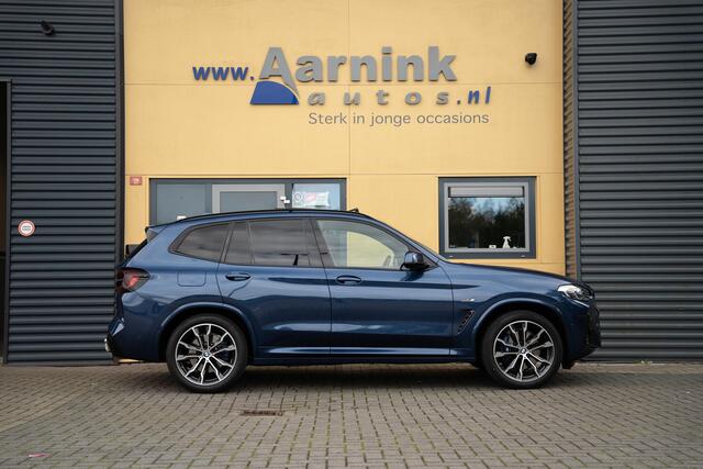 BMW X3 30E 292 pk X-drive Sportline panoramadak, trekhaak, lederen bekl, 20 inch velgen, black pack