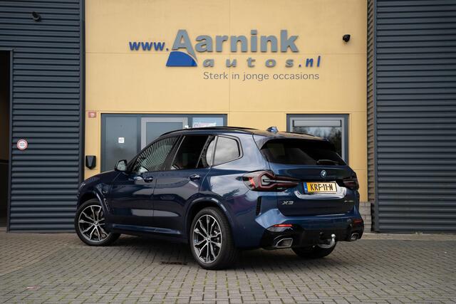 BMW X3 30E 292 pk X-drive Sportline panoramadak, trekhaak, lederen bekl, 20 inch velgen, black pack