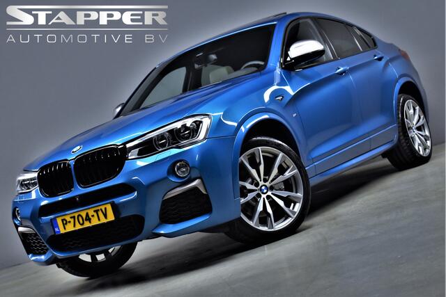 BMW X4 M40i 360pk Automaat High Executive Dealer OH Schuifdak/Head-Up/Cameras/Keyless/Trekhaak/Led/Leer/Lmv20"