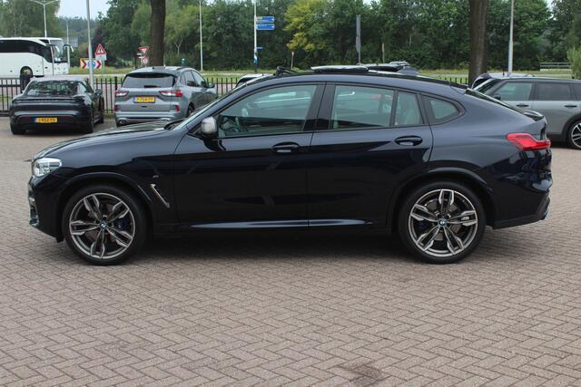 BMW X4 M40i High Executive / Trekhaak / Panoramadak / Camera / Head-up / Luxe Leder / 21'' / Harman Kardon / Navigatie / Stuur+Stoelverwarming / DAB / Dodehoek / Cruise Control
