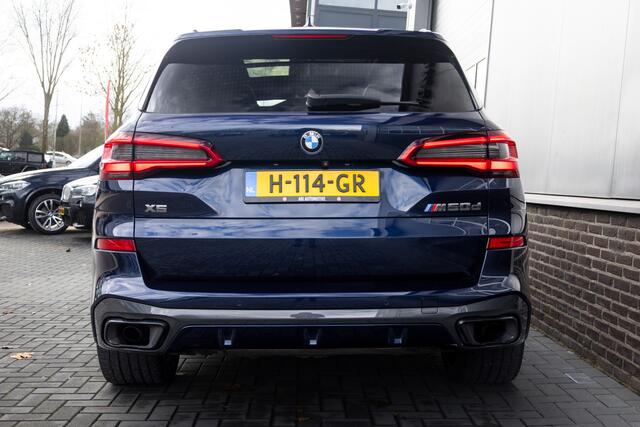 BMW X5 M50d 400 pk High Executive M-Sportpakket / Laserlicht/ Head-Up/ Pan-Dak/ Achteras-Sturing/ 360-Camera/ Soft-Close/ Adap.Cruise/ Trekhaak/ 22'' LMV