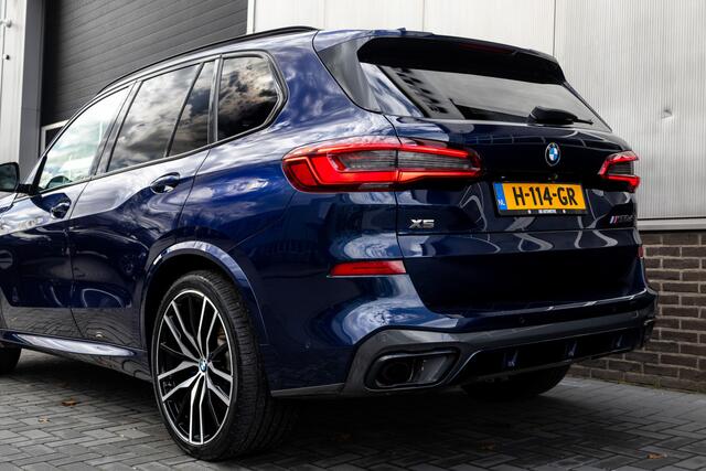 BMW X5 M50d 400 pk High Executive M-Sportpakket / Laserlicht/ Head-Up/ Pan-Dak/ Achteras-Sturing/ 360-Camera/ Soft-Close/ Adap.Cruise/ Trekhaak/ 22'' LMV
