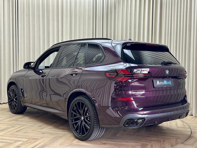 BMW X5 M60i 4.4 V8 TwinTurbo / 531 PK / Carbon / Individual / M Sport / G05 LCI Facelift / Mora Purple / xDrive / HK Audio / 22" LMV / Elec. Trekhaak