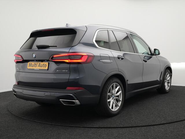 BMW X5 xDrive45e High Executive Plug In Hybrid 394pk PHEV | Panodak | Trekhaak af fabriek | Adaptive Cruise | Laser LED | 360 Camera | Head Up | Lederen Sportstoelen Memory & Ventilatie | Keyless | Sfeerverlichting |