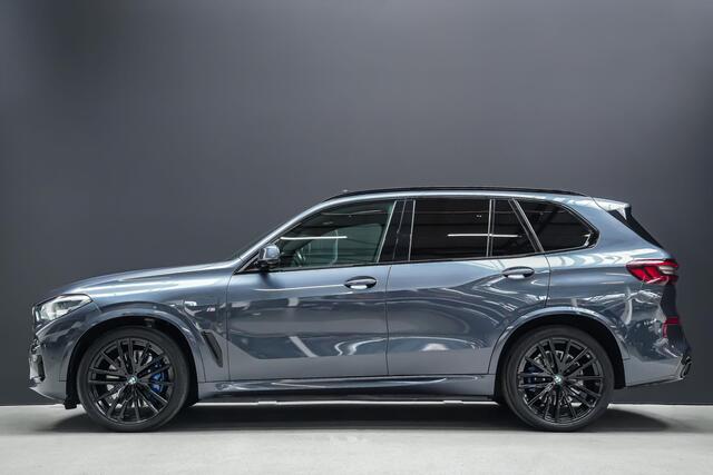 BMW X5 45e xDrive 395pk High Executive |M-pakket|schuif/kantel dak|Harman&Kardon|luchtvering|luxe lederen bekleding|memory|360 camera|Apple Carplay|HUD|virtual cockpit|blind spot|22" lichtmetalen velgen|