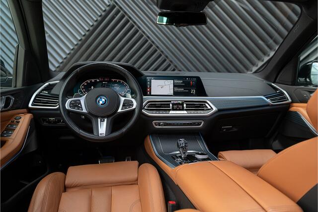 BMW X5 xDrive45e M-Sport ACC Pano MStoelen Kristal Memory Softcl. Achterasbestr. Laser Head up