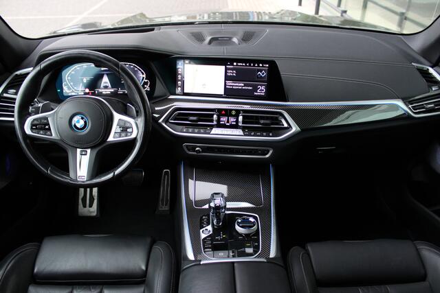BMW X5 xDrive45e High Executive M Sport Automaat / Panoramadak / Adaptief onderstel / Stoelventilatie / Soft-Close / Laserlight / Massagefunctie / Bowers & Wilkins / Head-Up