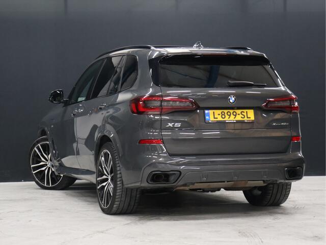 BMW X5 xDrive45e High Executive M Sport [SCHUIFKANTELDAK, TREKHAAK INKLAPBAAR, APPLE CARPLAY, ANDROID, MEMORY SEATS, 360 CAMERA, HEAD-UP, VOL LEDER, STOELVERKOELING, STOELVERWARMING, NIEUWSTAAT]