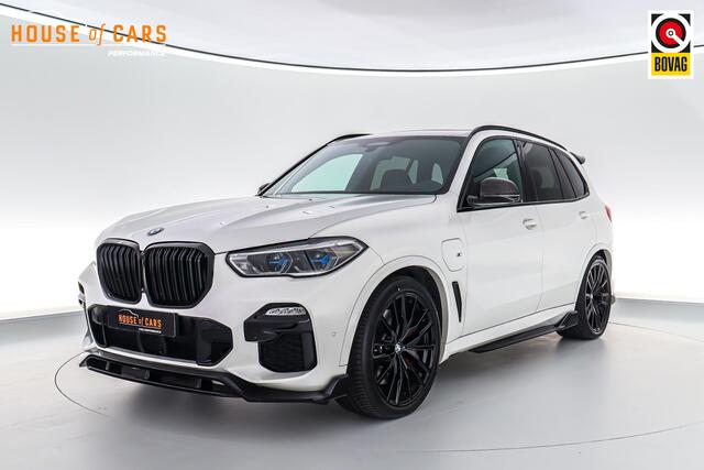 BMW X5 45e xDrive 394pk High Executive |splitterset|M-sportpakket|M-kuipstoelen|schuif/kantel|Harman&Kardon|massage|Laser LED|memory|360 camera|diamond pook|HUD|carbon interieur|Apple Carplay|22" lichtmetalen velgen|