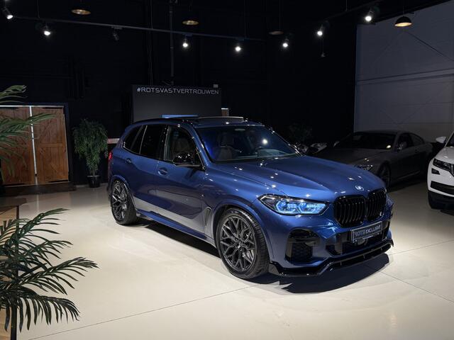 BMW X5 xDrive45e M-Pakket Panodak|LASER|3DCamera|Headup Blauw