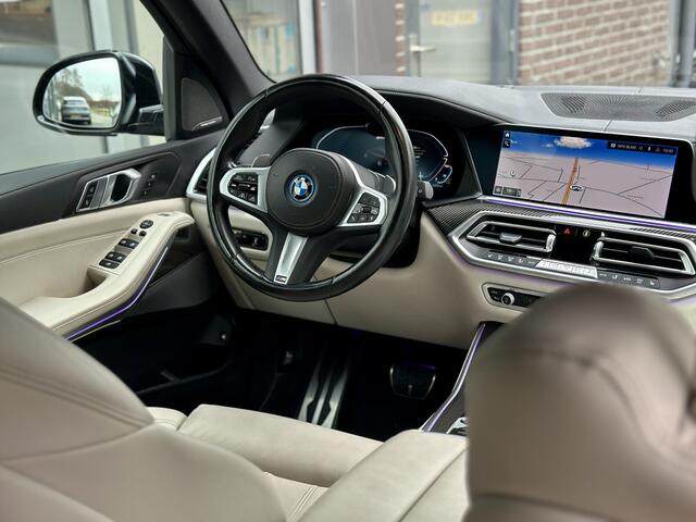 BMW X5 xDrive45e | M-Sport | Individual | Dravitgrau | Panodak | Beige Leer | Laser | Trekhaak | Head-Up | VOL | Incl btw