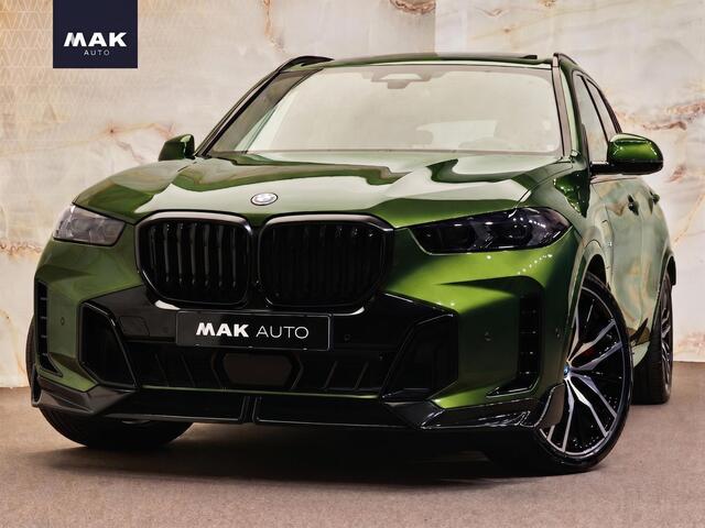 BMW X5 xDrive50e M Sport Pro , NL-auto, Sonderlackierung, pano, 4W-best., H/K, Luchtv., Merino, memory, 22", HUD, tr.haak, privacy
