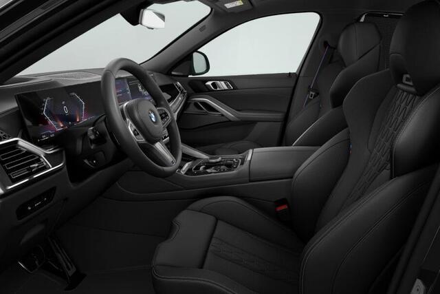 BMW X6 xDrive40i M -Sport Pro Skylounge / Stoelverwarming Voor & Achter / Stuurwielrand Verwarming / Integrale Actieve Besturing / Harman Kardon / Electrische Zwenkhaak / 22 Inch / Driving Assistant Prof / Parking Assistant Prof / Getinte Ramen Achter
