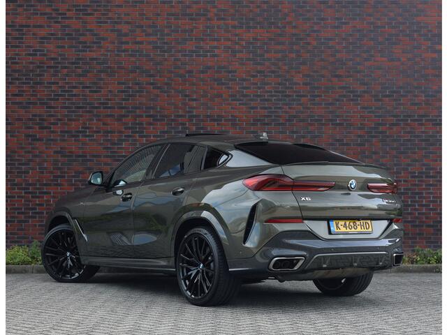 BMW X6 M50i High Executive | Manhattan - Sky - Iconic Glow - Vol leder
