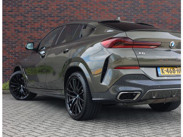 BMW X6 M50i High Executive | Manhattan - Sky - Iconic Glow - Vol leder