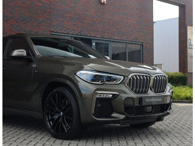 BMW X6 M50i High Executive | Manhattan - Sky - Iconic Glow - Vol leder