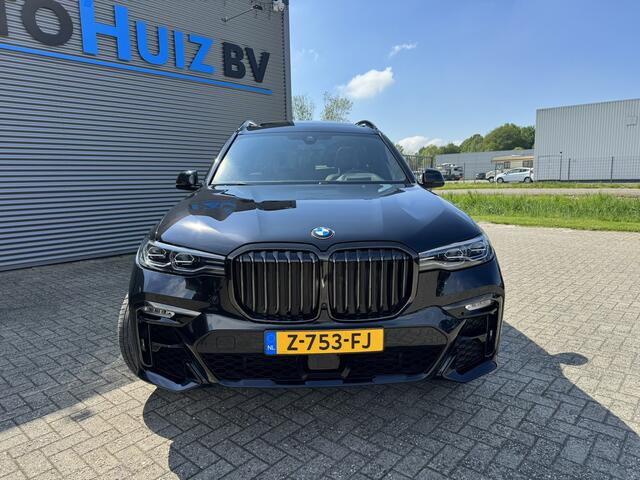 BMW X7 xDrive40d 340 PK High Executive M Sport Executive Drive Pro 7 Zits Trekhaak Panoramadak Harman- Kardon ACC 4WD besturing Luchtvering Standkachel Stuurverwarming Stoelventilatie 360 Graden Camera BMW Garantie