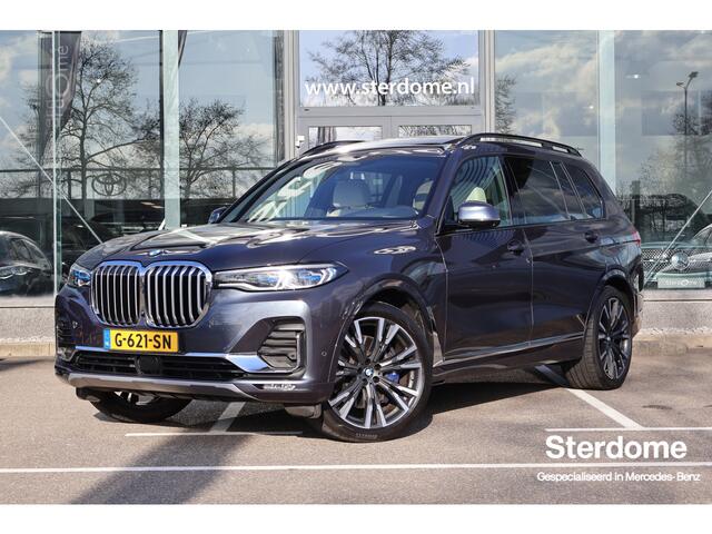 BMW X7 xDrive40i 6p. l 340 PK l Panodak Skylounge l LASER l Head-up l 3500 Ahw gewicht l Memory l B & W l 360 Camera l Stuurverw. l Stoelverwarming l Distronic l