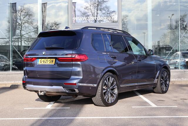 BMW X7 xDrive40i 6p. l 340 PK l Panodak Skylounge l LASER l Head-up l 3500 Ahw gewicht l Memory l B & W l 360 Camera l Stuurverw. l Stoelverwarming l Distronic l